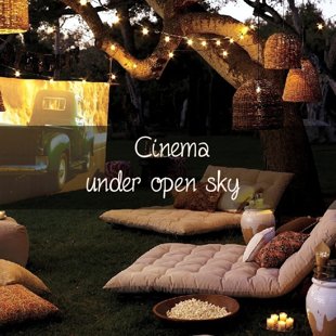 Cinema under open sky